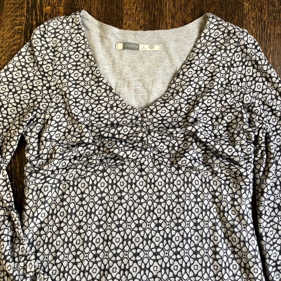 Athleta | Women’s Long Sleeve Burnout Dhara Dress - Picture 4 of 7